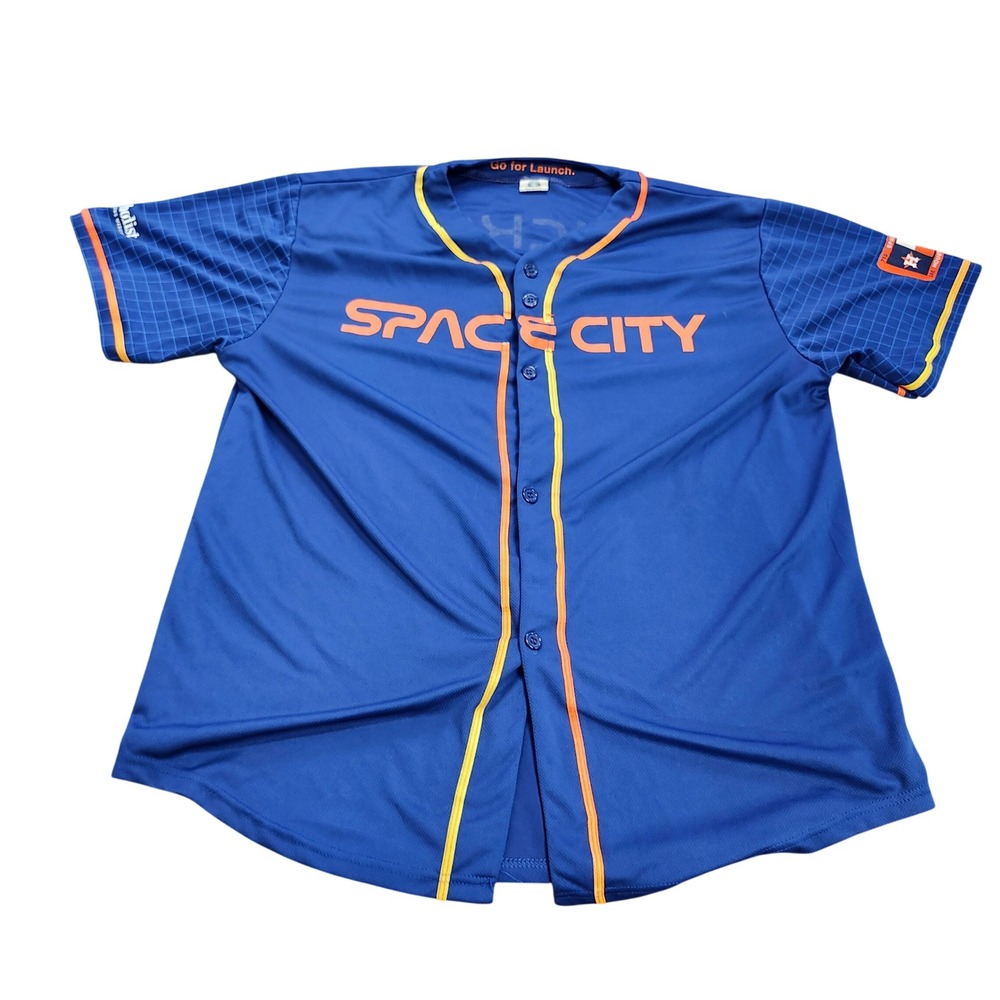 Houston Astros Kyle Tucker Space City Jersey Navy Blue Orange Mens XL 30 MLB